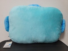 Sanrio Hangyodon Face Cushion Plush Stuffed Toy Prize Item NEW from Japan