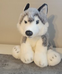 Vintage Ganz Heritage Collection 12″ Husky Dog Plush Extremely Rare H14906
