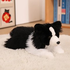 Chase Border Collie Plush Toy Black and White Dog Cuddle Companion