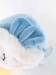 New Cute Penguin Plush Toy Squishy Sleep Doll Wearing Bunny Sleep Mask 10″