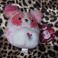 NWT Squishmallows Magnis the Australian Shepherd 5″ Valentine Plush