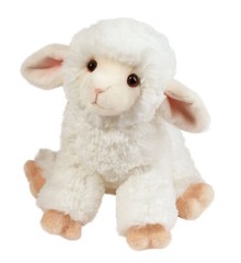 Douglas Dollie Soft Lamb Plush Stuffed Animal, 9.5″ sitting