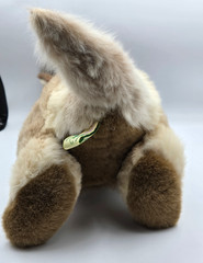 Australia Marony Design Kangaroo Plush Stuffed Animal with Joey Genuine Fur 16″