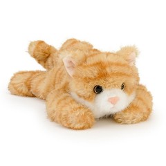 PEACH CAT Cat Stuffed Animal Cute Plushies Small Plush Toys 5.9″, Orange