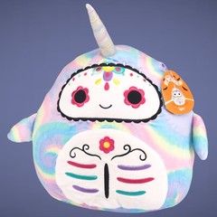 NEW Squishmallows Igor the Narwhal 12″ Plush Halloween/Day of the Dead 2022 NWT