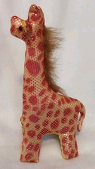 Giraffe Sand Filled Animal Toy Weighted Sandbag Plush Fidget Toy Sensory 6”
