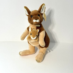 Miyoni Kangaroo Baby Joey Plush Aurora Standing Stuffed Animal 14″ NWT