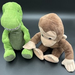 Curious George & Green T-Rex Dinosaur Pair by Kohls Cares 2013