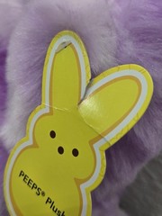2026 PEEPS 10″ Tiedye Purple EASTER Bunny Fluffy Plush NWT (Read)
