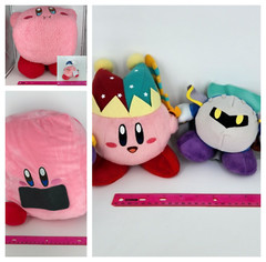 Kirby Of The Stars Plush LOT of 4 + 1 Keychain Kirby Meta Knight Vending Machine