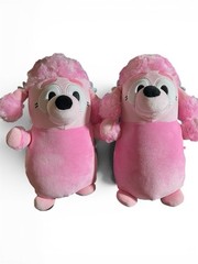 Set Of 2 Squishmallows 10 Inch HugMees Bluey & Friends Coco the Pink Poodle Dog