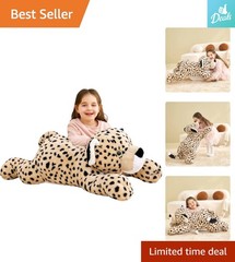 Giant Cheetah Plush (30 Inches) – Ideal Gift for Kids’ Birthdays