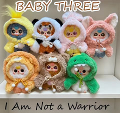New and Authentic BB3 Baby Three “I’m Not A Warrior” (Sealed) Bunny Duck Pendat