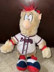 Foco Atlanta Braves Blooper the Mascot Plush MLB EUC