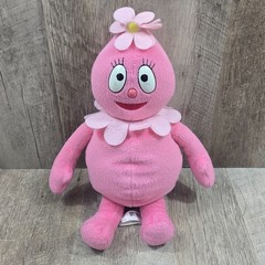 Yo Gabba Gabba Foofa Plush Talking Tested Pink Flower Spin Master 15”