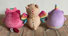 3 Moriah Elizabeth Plush Velvet, Rosie & Bumblebear