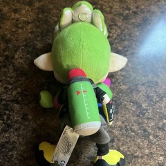 Splatoon Inkling Boy Neon Green 9″ Plush Official Little Buddy San-ei 1661 New