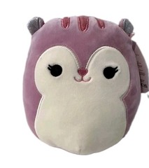Squishmallows 8″ Plush Purple Hamster Allina Soft Stuffed Animal KellyToy Tags