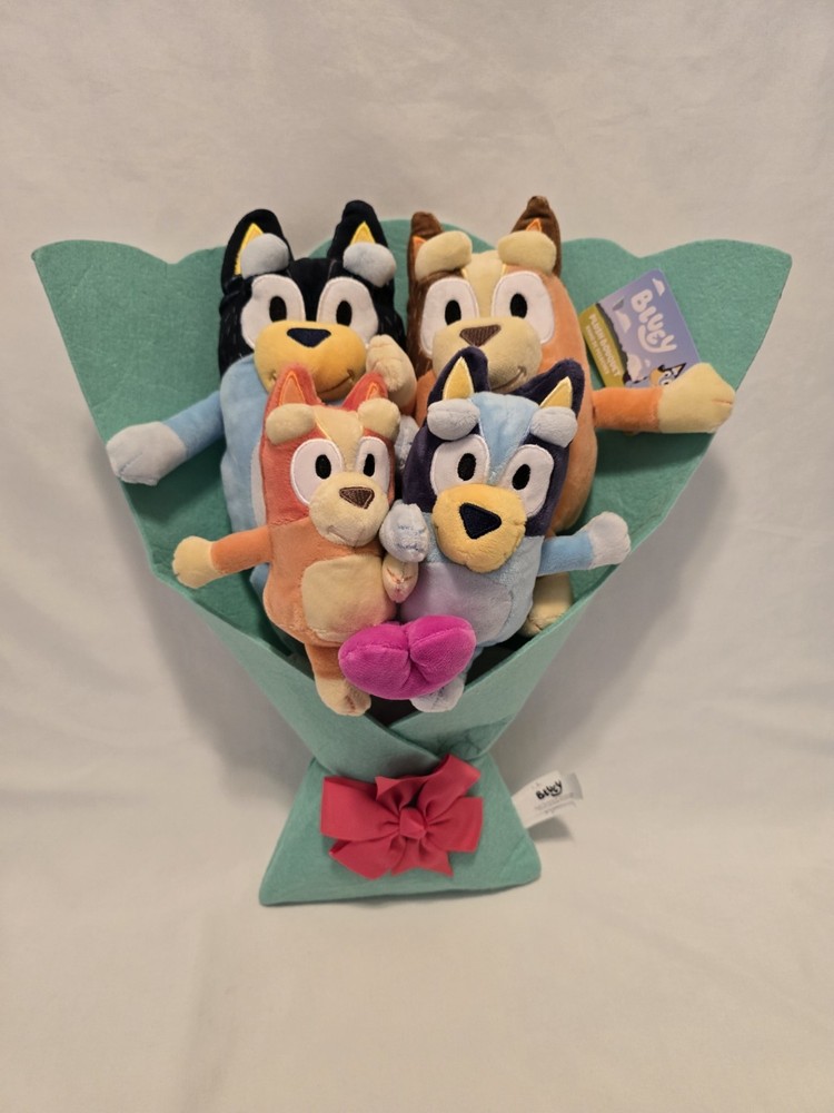Bluey Plush Bouquet New with Tags