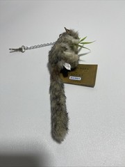 HANSA Possum Keychain Plush Toy Realistic Animal Keyring