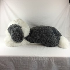 Circo Sheep Dog Plush 33″ Gray White Shaggy Stuffed Animal Puppy 2009 Target
