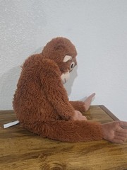 IKEA Djungelskog Orangutan Plush Stuffed Animal Brown Wildlife Fluffy Soft 22″
