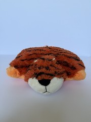 RARE Retired Pillow Pet Pee Wee Wild Mr Tiger Striped Cat Plush Mini