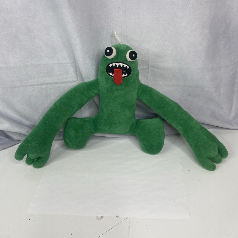 Roblox Rainbow Friends Green 9″ Stuffed Plush Figure RARE VERSION (No Tags)