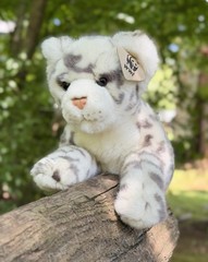 15″ NWOT WWF Snow Leopard Floppy Plush Stuffed Animal World Wildlife Fund RARE