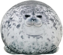 Large 23.7″ Seal Plush Pillow – Cute Stuffed Animal for Kids’ Room Decor
