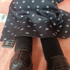 Pottery Barn Wednesday Addams plush decorative pillow doll 2024 with tags 30″