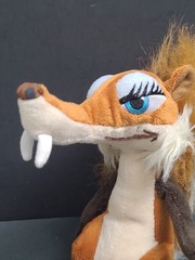 Ice Age 3 DAWN OF THE DINOSAURS 8” Scrat Scratte Girl Stuffed Animal Plush Rare