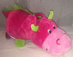 FlipaZoo Plush 22in. Daphne Dragon & 23in. Thea Unicorn Flip a Zoo