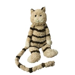 Jellycat Bunglie Cat Kitty Tan Brown Striped Long Tail Floppy Plush 15″
