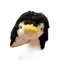 Pillow Pets Signature Playful Penguin Plush Stuffed Animal Folding Pillow 18”