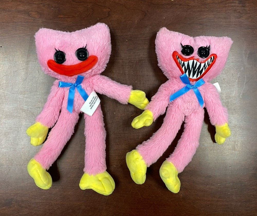 Poppy Playtime Lot 2 Kissy Missy Scary 10” Pink Plush Phatmojo 2022