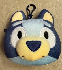 Bluey Face Plush Keychain
