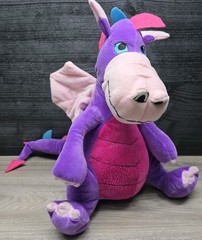 Jewel The Purple & Pink Dragon 16″ Stuffed Plush by Teddy Mountain LLC.