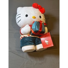 Hello Kitty Holiday Greeter Plush Gemmy Sanrio Christmas Sweater Gift Box 2025