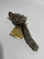 HANSA Possum Keychain Plush Toy Realistic Animal Keyring