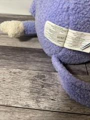 Vintage Manhattan Toy Purple Monkey Stuffed Plush Toy Fleece Beans Smile 18”