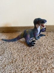 Wild Republic Glitter Velociraptor 10″ Plush Animal