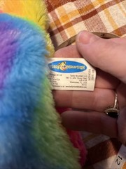 Teddy Mountain Plush Rainbow Candy Tye Dye Dog Stuffed Animal 14″