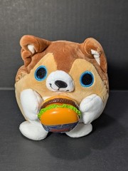 Zuru Snackles Series 2 – 5” Plush Lucas Dog Sonic Hamburger OPENED