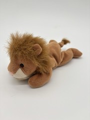 Logo Bear Lion Cub Bean Filled Plush 6” Vintage Stuffed Animal 1999