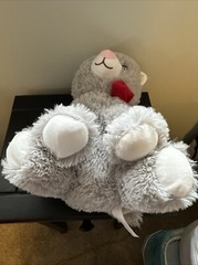 Petsmart Lucky Plush Kitty Cat Toy Squeaker Plush Gray Stuffed Animal 2022 Dog