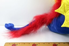 Rare Vintage Harwing Blue Pirate Dragon Large 18″ Plush Stuffed Animal Toy