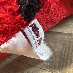 2010 Rare retired Pillow Pet Ladybug Red Black Soft Stuffed Plush Large Size