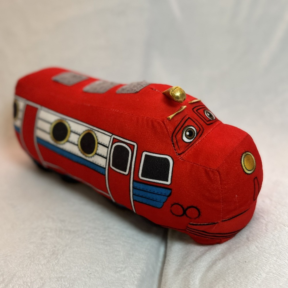 Red Train Engine Chuggington 16” Plush Stuffed Wilson Toy Kids TV Show Rare