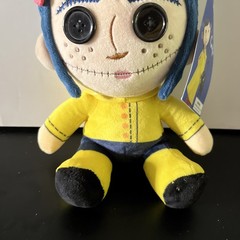 NECA Kidrobot Coraline Phunny Plush Button Eyes 8” Toy Doll